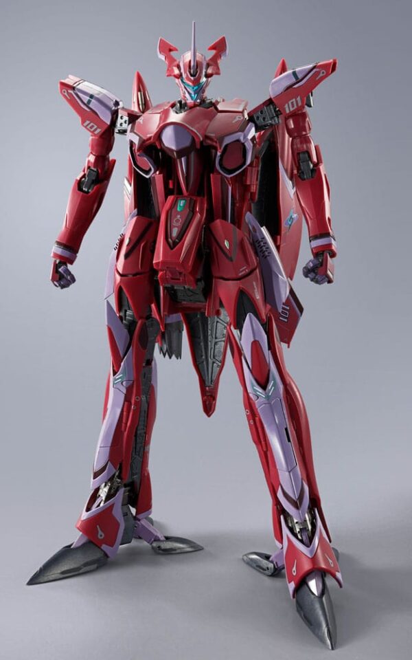 Macross Frontier DX Chogokin Akció Figura VF-27 Gamma SP Super Lucifer Valkyrie Brera Sterne use Revival Ver. 25 cm