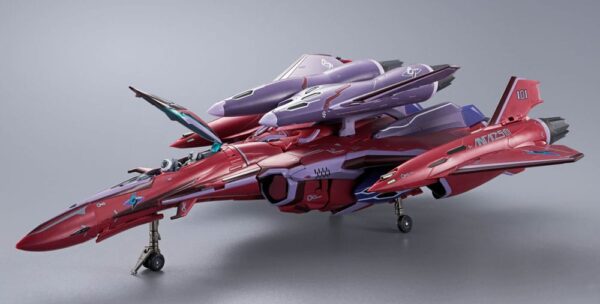 Macross Frontier DX Chogokin Akció Figura VF-27 Gamma SP Super Lucifer Valkyrie Brera Sterne use Revival Ver. 25 cm