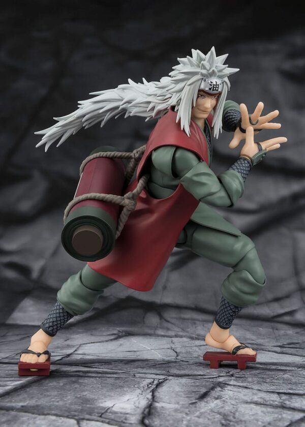 Naruto S.H.Figuarts Akció Figura Jiraiya Hidden Leaf Heroic Master Sage (Sage Mode Set) 17 cm