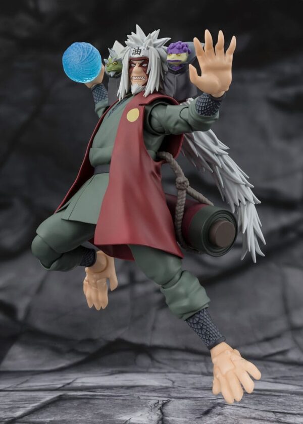 Naruto S.H.Figuarts Akció Figura Jiraiya Hidden Leaf Heroic Master Sage (Sage Mode Set) 17 cm