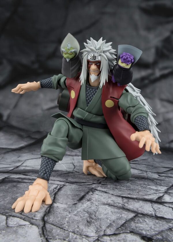 Naruto S.H.Figuarts Akció Figura Jiraiya Hidden Leaf Heroic Master Sage (Sage Mode Set) 17 cm