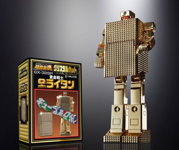 Golden Warrior Gold Lightan Soul of Chogokin Diecast Akció Figura GX-32SP Gold Lightan 50th Anniversary Ver. 13 cm