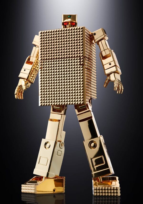 Golden Warrior Gold Lightan Soul of Chogokin Diecast Akció Figura GX-32SP Gold Lightan 50th Anniversary Ver. 13 cm