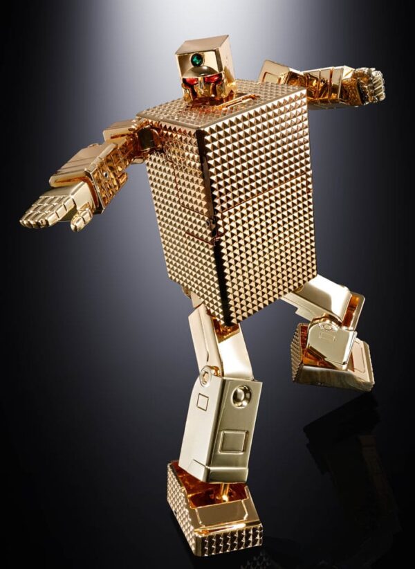 Golden Warrior Gold Lightan Soul of Chogokin Diecast Akció Figura GX-32SP Gold Lightan 50th Anniversary Ver. 13 cm