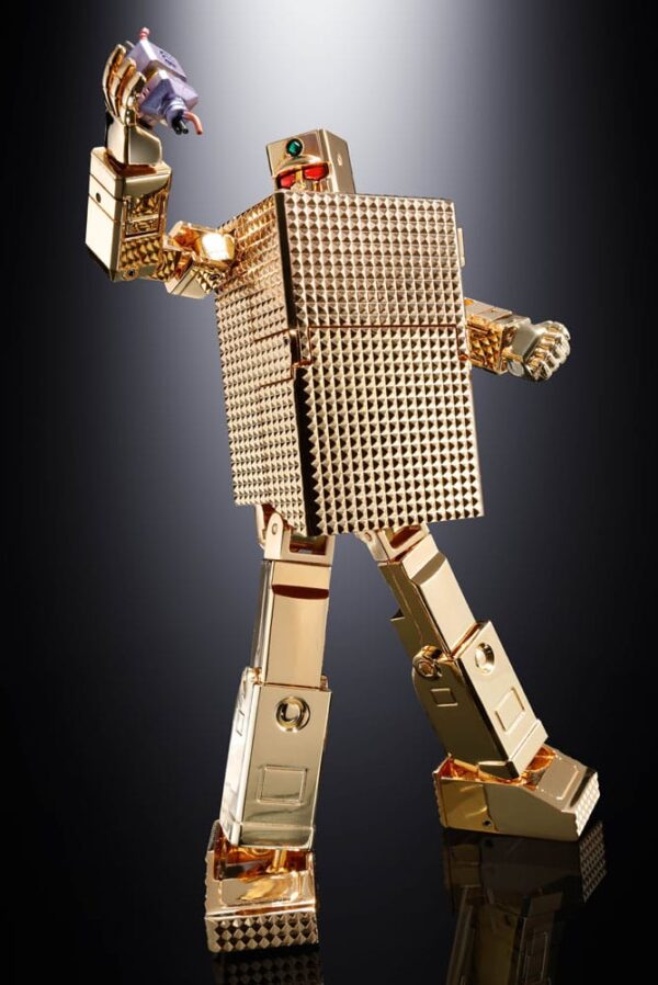 Golden Warrior Gold Lightan Soul of Chogokin Diecast Akció Figura GX-32SP Gold Lightan 50th Anniversary Ver. 13 cm