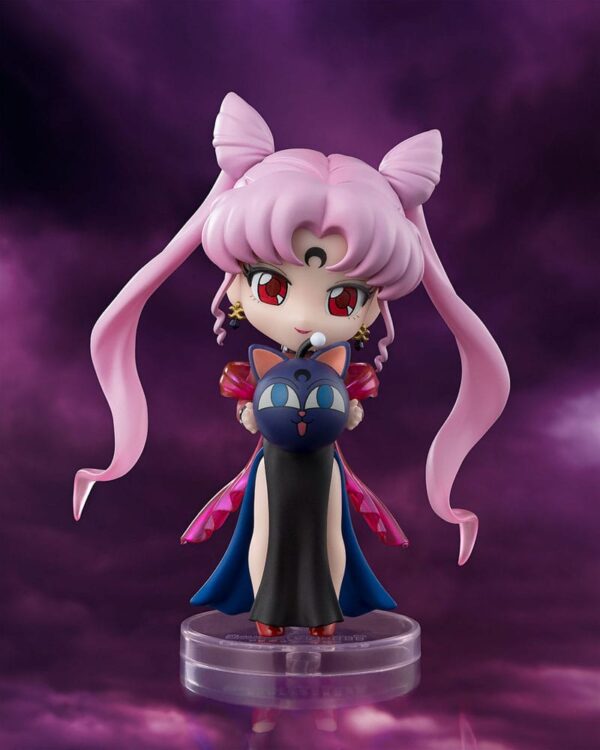 Pretty Guardian Sailor Moon R Figuarts mini Akció Figura Black Lady 9 cm