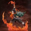 Demon Slayer: Kimetsu no Yaiba FiguartsZERO PVC Szobor Kamado Tanjiro (Kyojuro Rengoku's Sword Guard Ver.) 19 cm