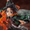 Demon Slayer: Kimetsu no Yaiba FiguartsZERO PVC Szobor Kamado Tanjiro (Kyojuro Rengoku's Sword Guard Ver.) 19 cm