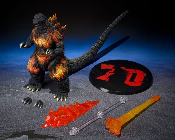 Godzilla vs. Destoroyah S.H. MonsterArts Akció Figura Godzilla 1995 70th Anniversary Special Ver. 16 cm