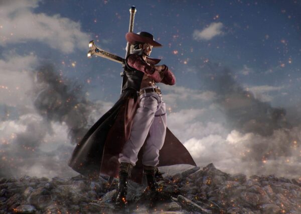 One Piece S.H.Figuarts Akció Figura Dracule Mihawk Hawkeye 17 cm