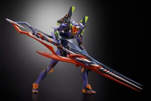 Neon Genesis Evangelion Metal Build Akció Figura Eva Test Type-01 30th with the Spear of Gaius 22 cm