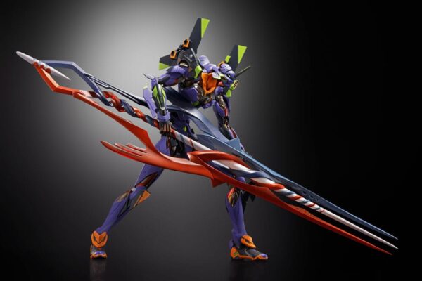 Neon Genesis Evangelion Metal Build Akció Figura Eva Test Type-01 30th with the Spear of Gaius 22 cm