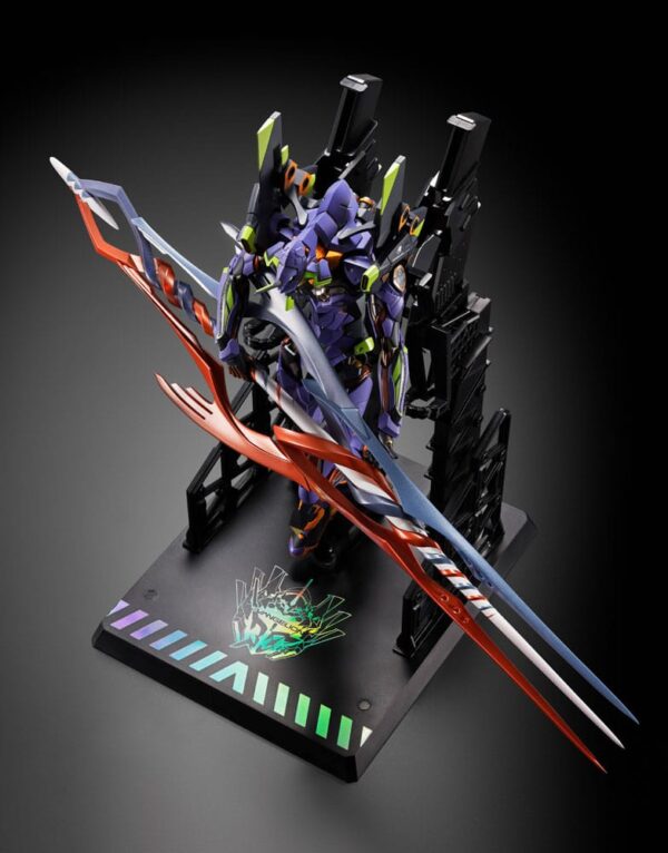 Neon Genesis Evangelion Metal Build Akció Figura Eva Test Type-01 30th with the Spear of Gaius 22 cm
