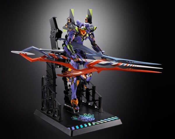Neon Genesis Evangelion Metal Build Akció Figura Eva Test Type-01 30th with the Spear of Gaius 22 cm