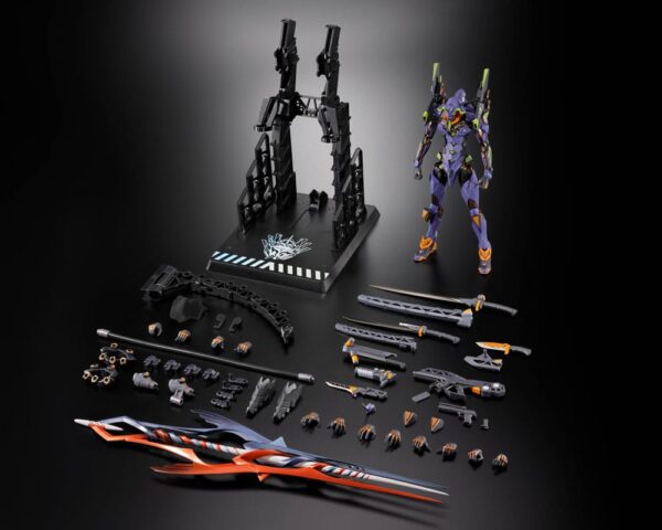 Neon Genesis Evangelion Metal Build Akció Figura Eva Test Type-01 30th with the Spear of Gaius 22 cm