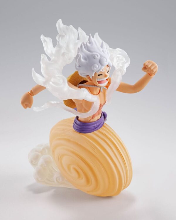 One Piece S.H.Figuarts Akció Figura Monkey D. Luffy Gear 5 -Future Island Egghead- 15 cm