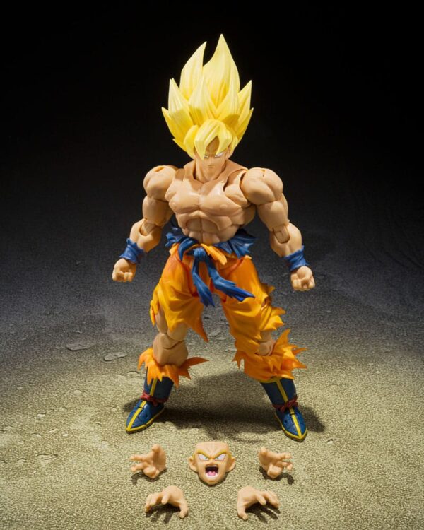 Dragon Ball S.H. Figuarts Akció Figura Super Saiyan Son Goku Legendary Super Saiyan (Best Selection) 15 cm