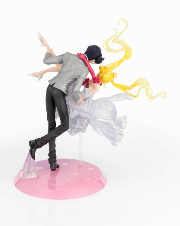 Sailor Moon FiguartsZERO Chouette PVC Szobor Usagi & Tuxedo Mask Moonlight Glow Edition 24 cm