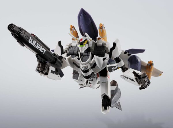 Macross 7 Hi-Metal R Akció Figura VF-0S Phoenix (Roy Focker Use) & QF-2200D-B Ghost Set 14 cm
