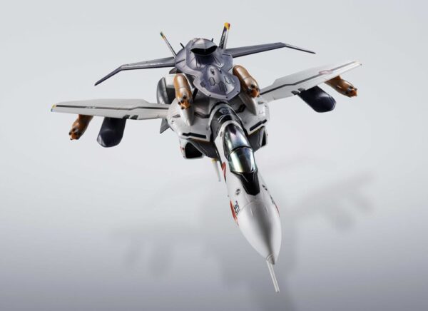 Macross 7 Hi-Metal R Akció Figura VF-0S Phoenix (Roy Focker Use) & QF-2200D-B Ghost Set 14 cm