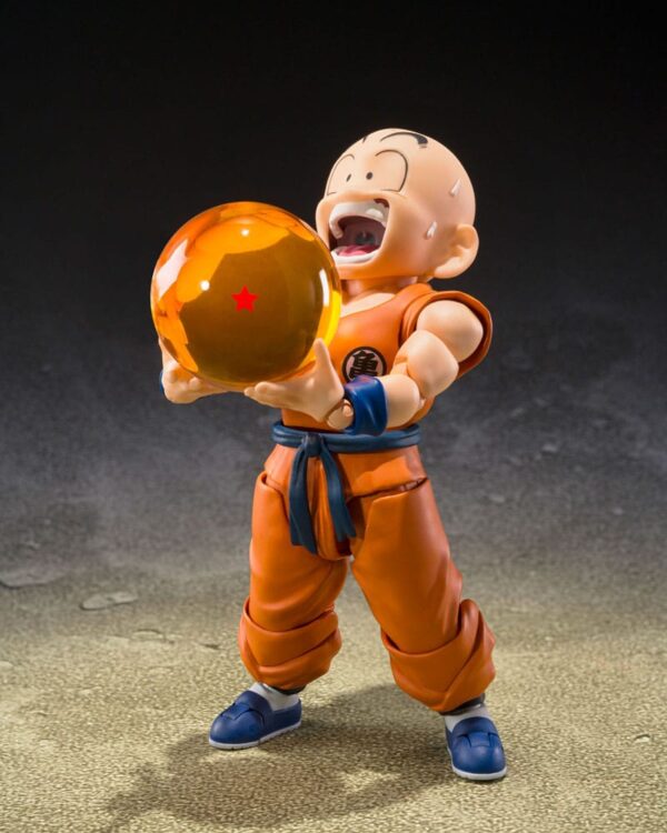 Dragon Ball S.H.Figuarts Akció Figura Krillin Son Goku´s old Friend 11 cm