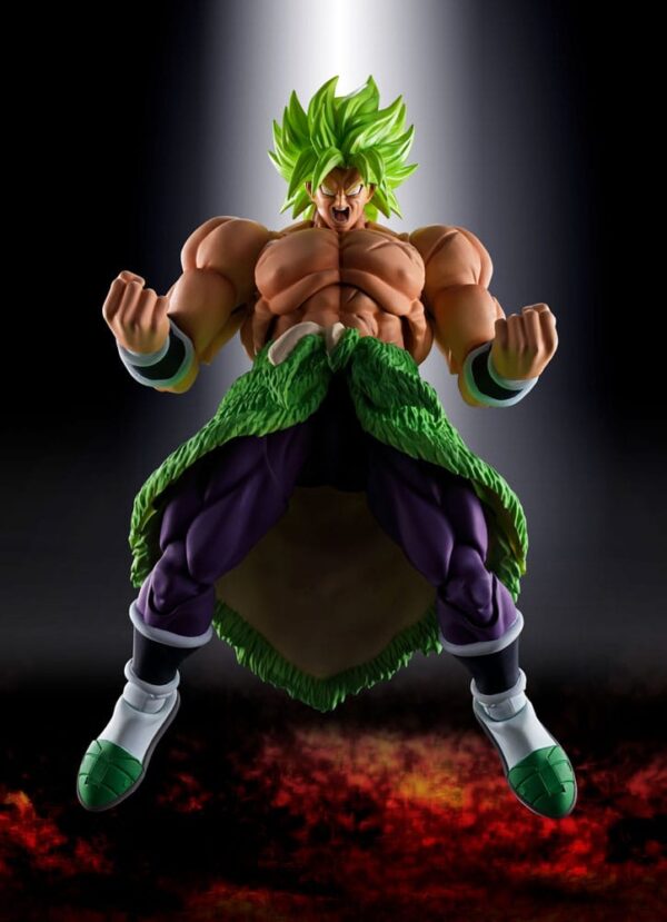 Dragonball Super Broly S.H. Figuarts Akció Figura Super Saiyan Broly Fullpower 22 cm
