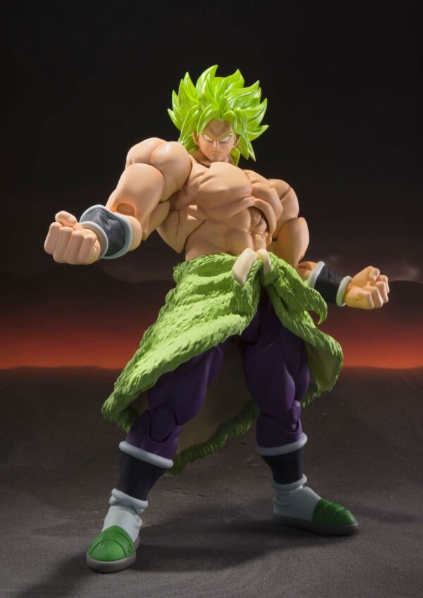 Dragonball Super Broly S.H. Figuarts Akció Figura Super Saiyan Broly Fullpower 22 cm