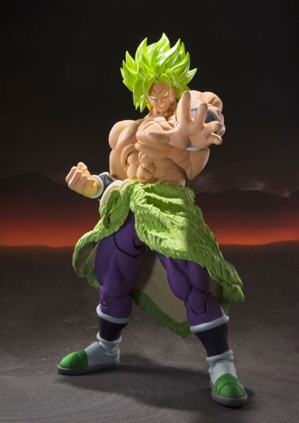 Dragonball Super Broly S.H. Figuarts Akció Figura Super Saiyan Broly Fullpower 22 cm