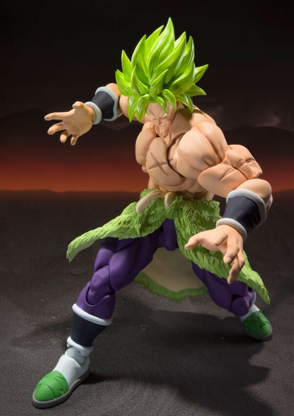 Dragonball Super Broly S.H. Figuarts Akció Figura Super Saiyan Broly Fullpower 22 cm