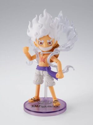 One Piece World Collactable Figuras x S.H. Figuarts Akció Figura Monkey D. Luffy Gear 5 8 cm