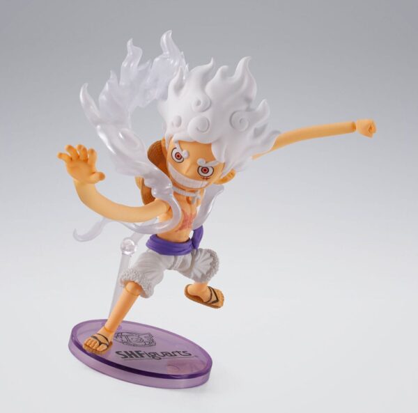 One Piece World Collactable Figuras x S.H. Figuarts Akció Figura Monkey D. Luffy Gear 5 8 cm