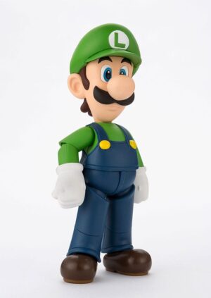 Super Mario S.H. Figuarts Akció Figura Luigi 11 cm