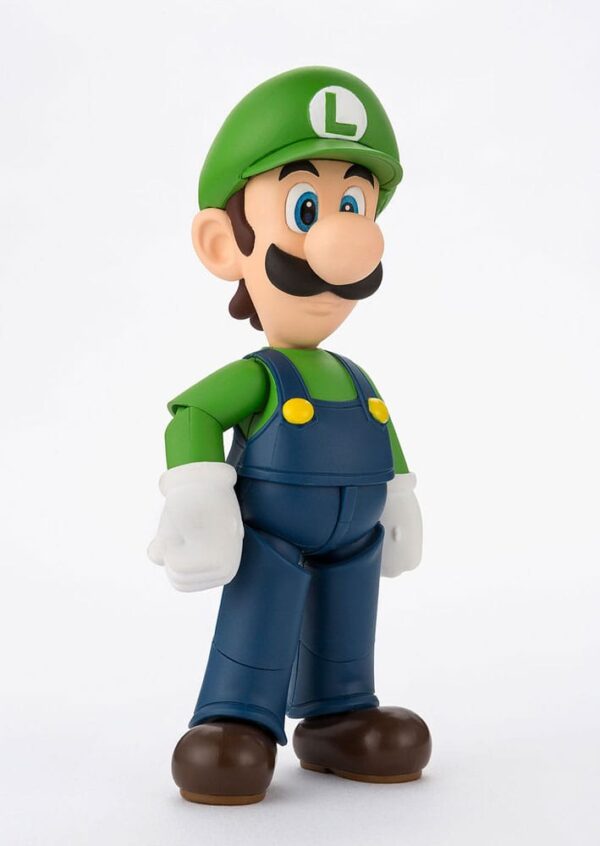 Super Mario S.H. Figuarts Akció Figura Luigi 11 cm