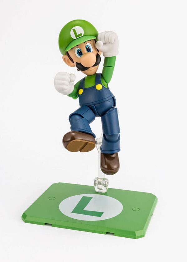 Super Mario S.H. Figuarts Akció Figura Luigi 11 cm
