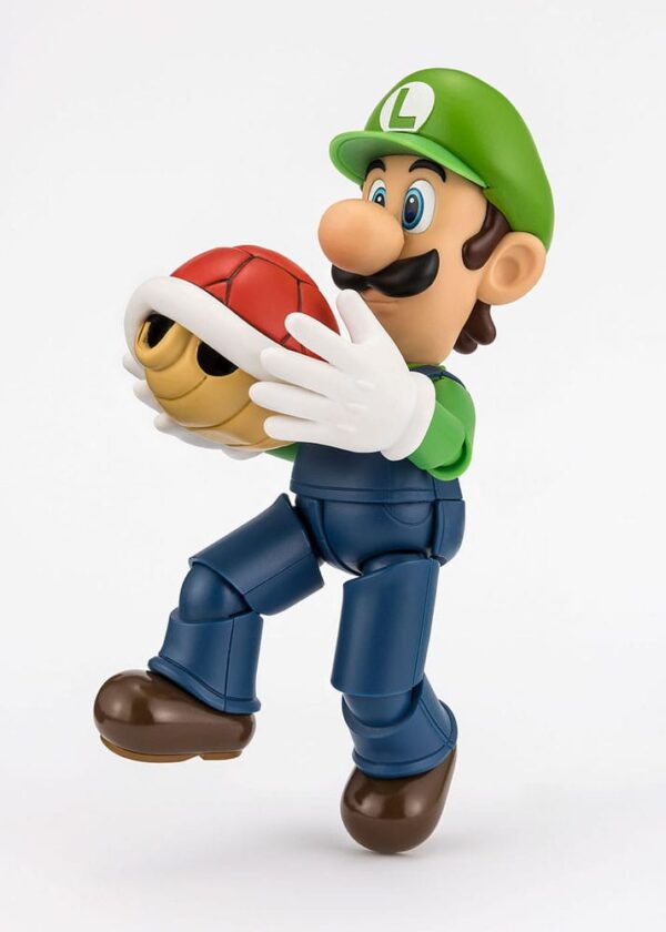 Super Mario S.H. Figuarts Akció Figura Luigi 11 cm