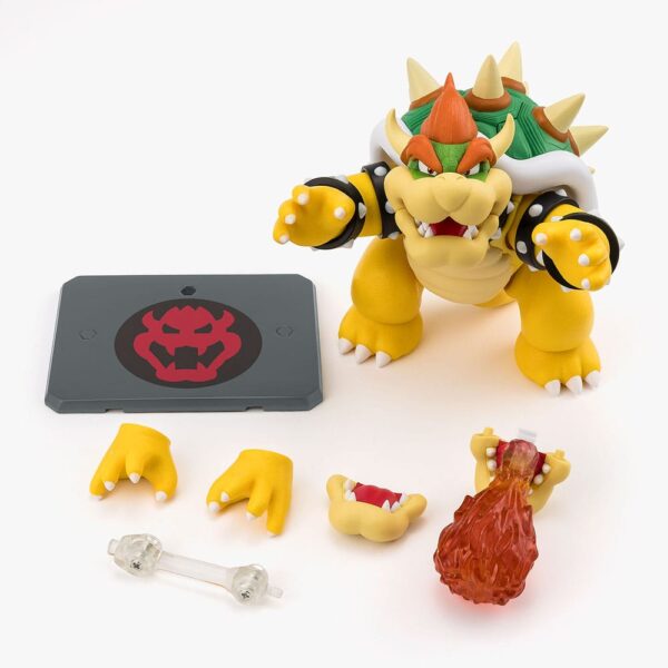 Super Mario S.H. Figuarts Akció Figura Bowser 13 cm