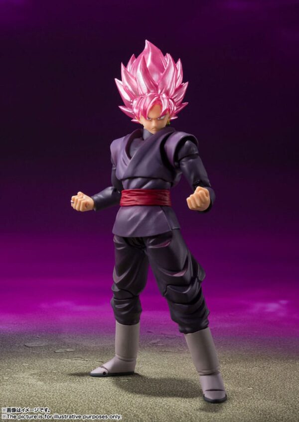 Dragon Ball Super S.H. Figuarts Akció Figura Goku Black - Super Saiyan Rose Reissue 14 cm