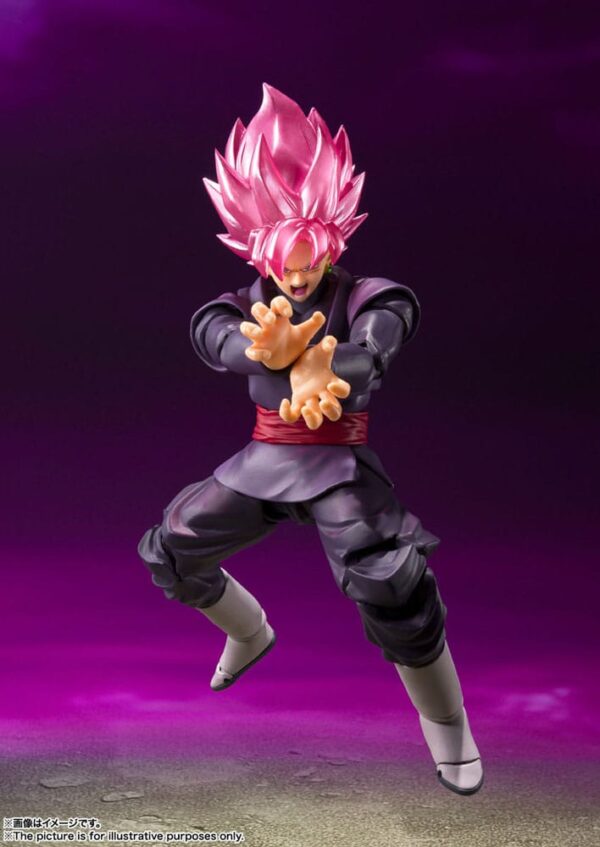 Dragon Ball Super S.H. Figuarts Akció Figura Goku Black - Super Saiyan Rose Reissue 14 cm