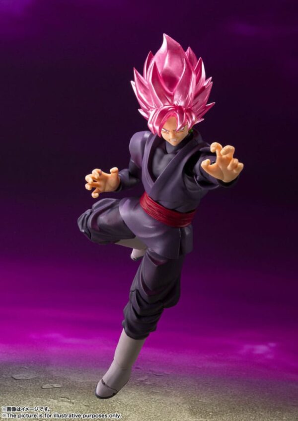 Dragon Ball Super S.H. Figuarts Akció Figura Goku Black - Super Saiyan Rose Reissue 14 cm