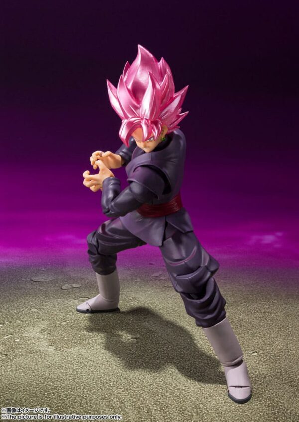 Dragon Ball Super S.H. Figuarts Akció Figura Goku Black - Super Saiyan Rose Reissue 14 cm