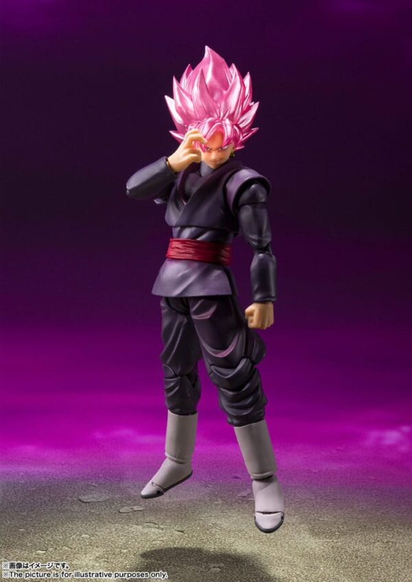 Dragon Ball Super S.H. Figuarts Akció Figura Goku Black - Super Saiyan Rose Reissue 14 cm