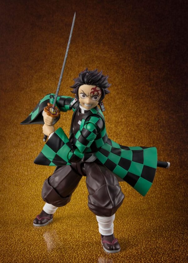 Demon Slayer: Kimetsu no Yaiba S.H.Figuarts Akció Figura Tanjiro Kamado The Final Battle in the Infinity Castle 14 cm