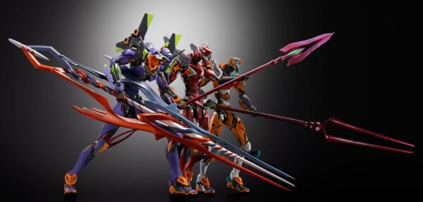 Neon Genesis Evangelion Metal Build Akció Figura Eva Production Model-02 30th with the Spear of Cassius 22 cm