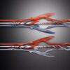 Neon Genesis Evangelion Metal Build Accessory Set 3 Spears Set for Eva 30th with the Spear Another Color