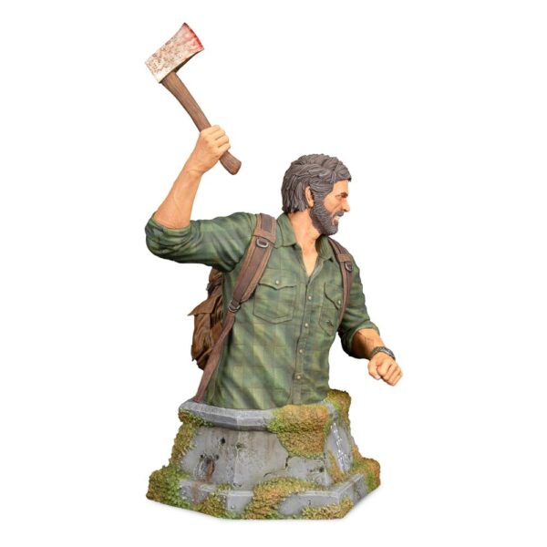 The Last of Us Mellszobor Joel with Hatchet 22 cm