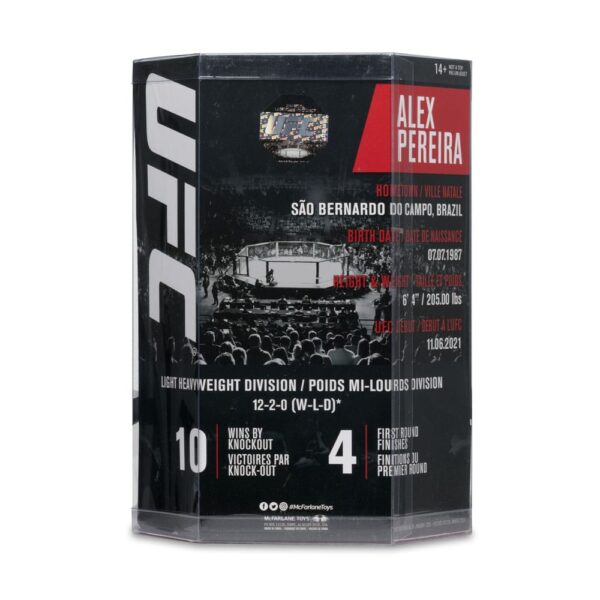 UFC Posed PVC Szobor Alex Pereira 18 cm