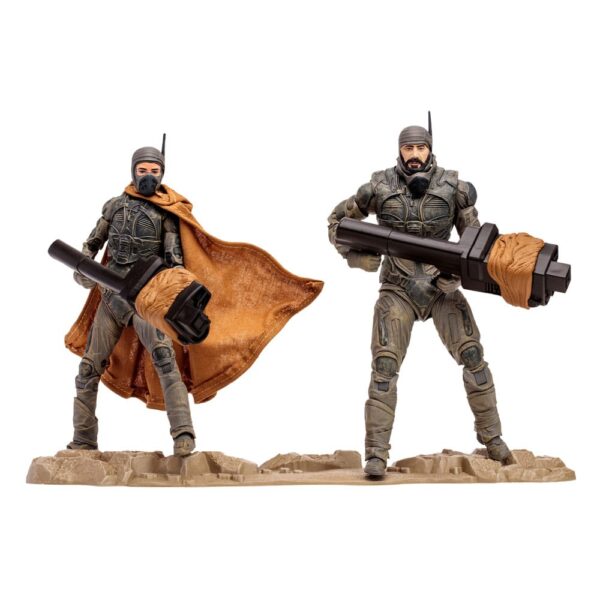 Dune: Part Two Akció Figura 2-Pack Stilgar & Shishakli (Gold Label) 18 cm
