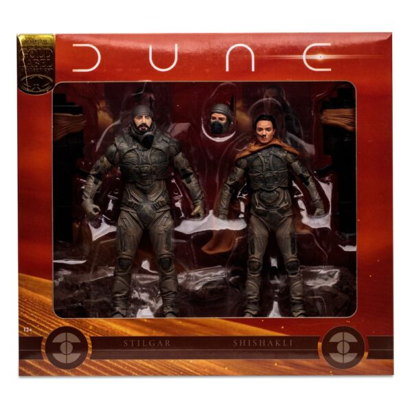 Dune: Part Two Akció Figura 2-Pack Stilgar & Shishakli (Gold Label) 18 cm