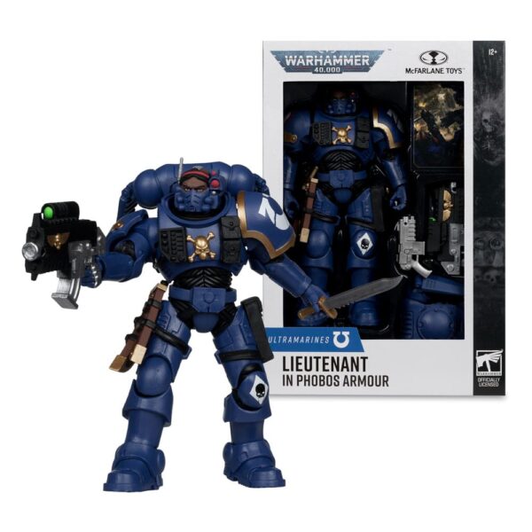 Warhammer 40,000 Akció Figura Lieutenant in Phobos Armor (Ultramarines) 18 cm