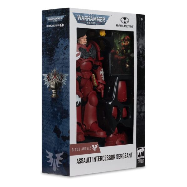 Warhammer 40,000 Akció Figura Assault Intercessor Sergeant (Blood Angel) 18 cm